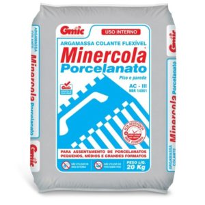 Argamassa Colante Minercola porcelanato AC-lll